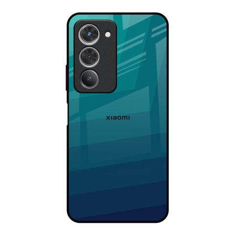 Green Triangle Pattern Redmi 15 5G Glass Back Cover Online