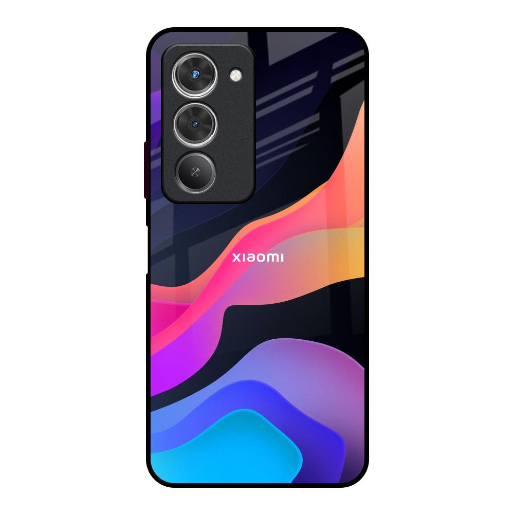 Colorful Fluid Redmi 15 5G Glass Back Cover Online