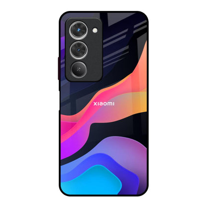 Colorful Fluid Redmi 15 5G Glass Back Cover Online