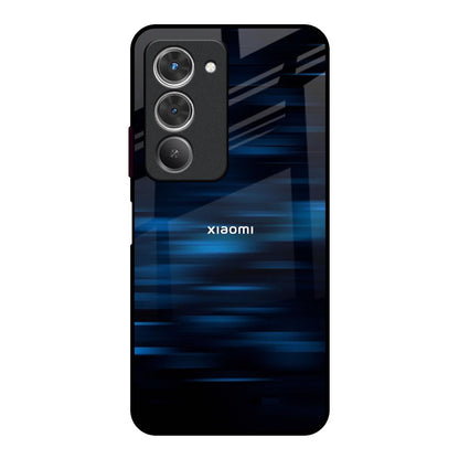 Blue Rough Abstract Redmi 15 5G Glass Back Cover Online