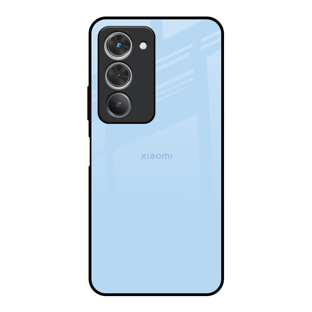 Pastel Sky Blue Redmi 15 5G Glass Back Cover Online