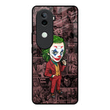 Joker Cartoon Vivo V40e 5G Glass Back Cover Online