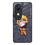 Orange Chubby Vivo V40e 5G Glass Back Cover Online