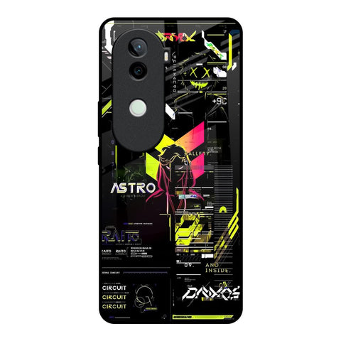 Astro Glitch Vivo V40e 5G Glass Back Cover Online
