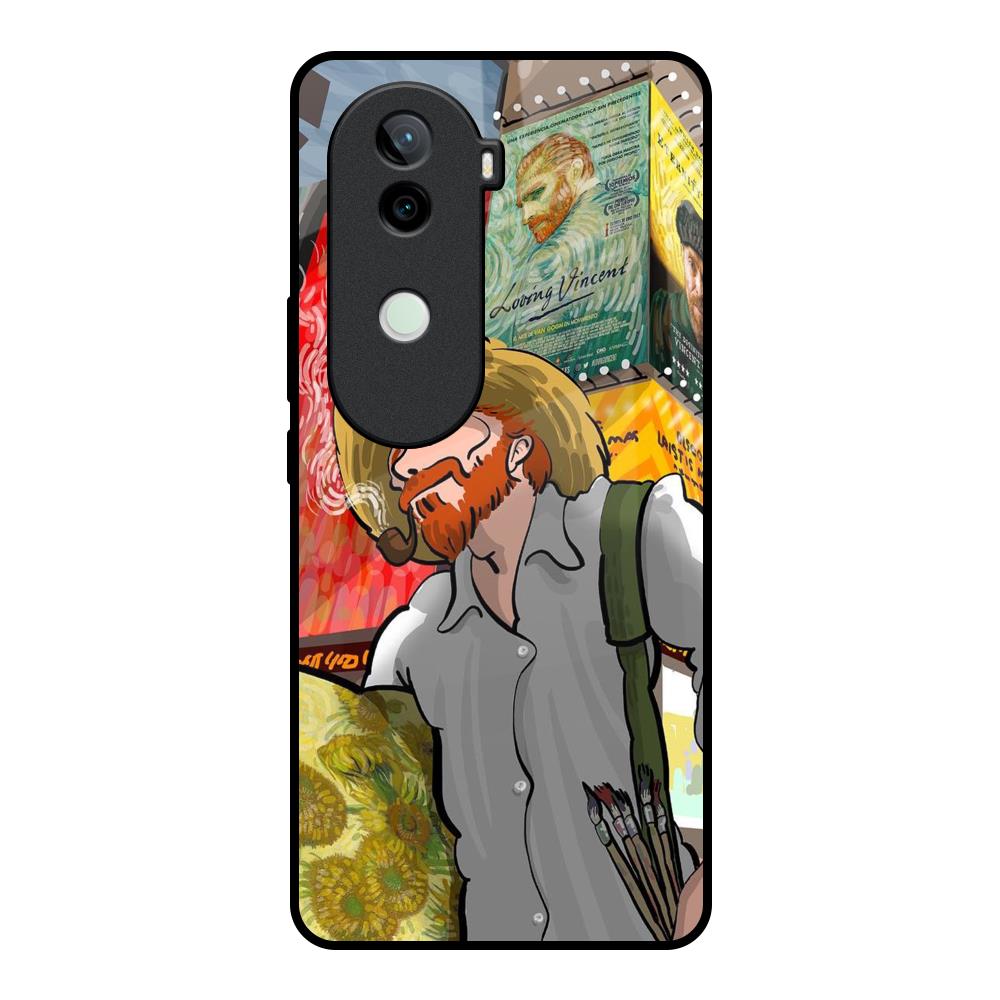 Loving Vincent Vivo V40e 5G Glass Back Cover Online