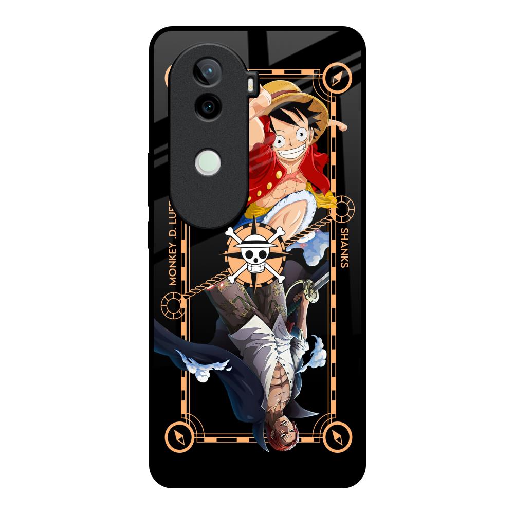 Shanks & Luffy Vivo V40e 5G Glass Back Cover Online