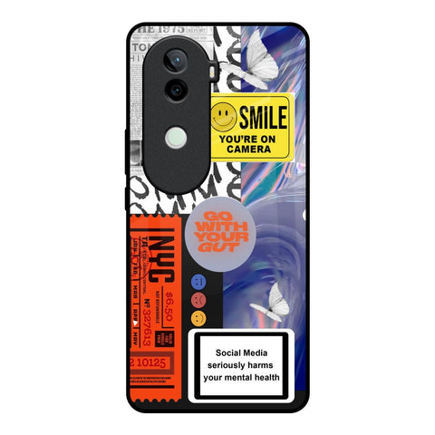 Smile for Camera Vivo V40e 5G Glass Back Cover Online