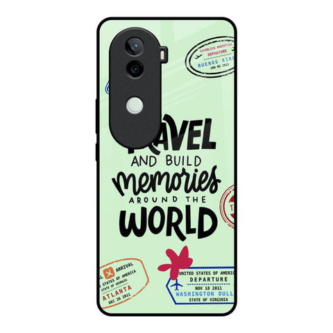 Travel Stamps Vivo V40e 5G Glass Back Cover Online