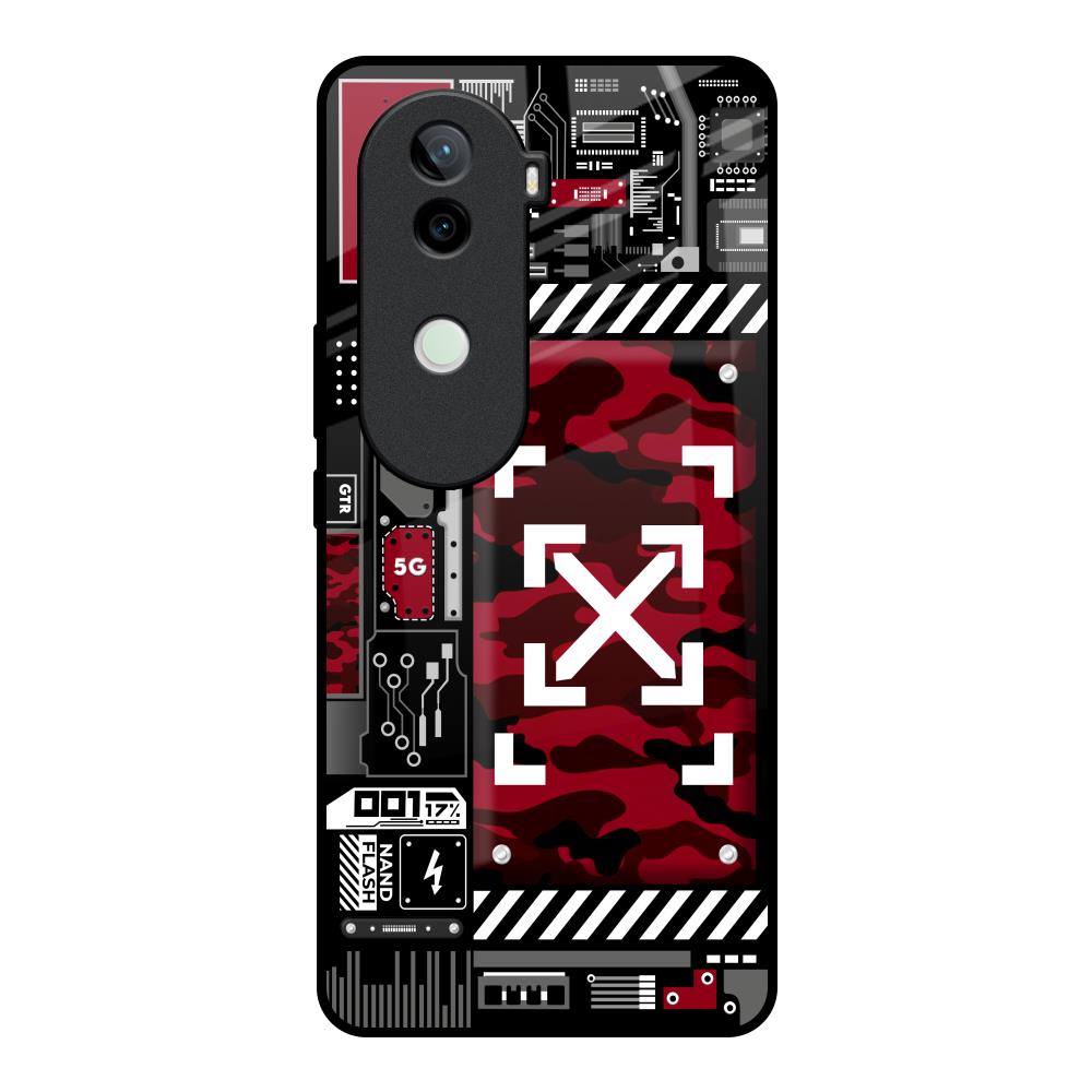 Technology Art Vivo V40e 5G Glass Back Cover Online