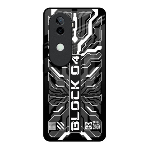Monochrome Magic Vivo V40e 5G Glass Back Cover Online