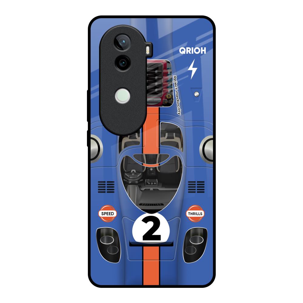 Car Adiction Vivo V40e 5G Glass Back Cover Online