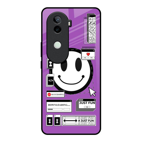 Code with Smile Vivo V40e 5G Glass Back Cover Online