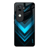 Vertical Blue Arrow Vivo V40e 5G Glass Back Cover Online