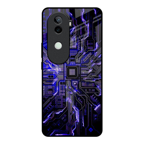Techno Color Pattern Vivo V40e 5G Glass Back Cover Online