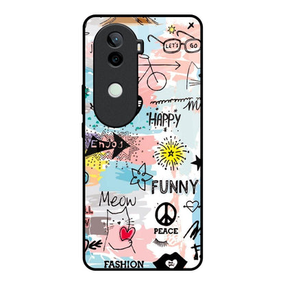 Just For You Vivo V40e 5G Glass Back Cover Online