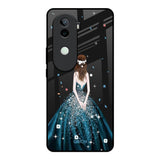 Queen Of Fashion Vivo V40e 5G Glass Back Cover Online