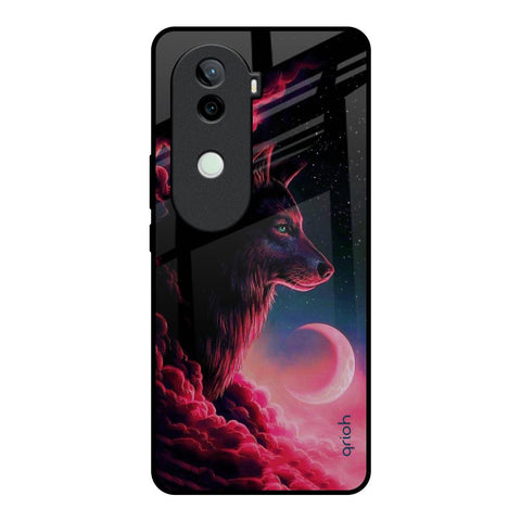 Moon Wolf Vivo V40e 5G Glass Back Cover Online
