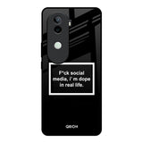Dope In Life Vivo V40e 5G Glass Back Cover Online