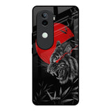 Red Moon Tiger Vivo V40e 5G Glass Back Cover Online