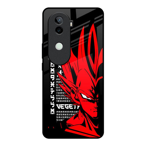Red Vegeta Vivo V40e 5G Glass Back Cover Online
