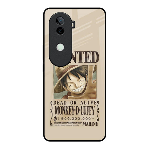 Luffy Wanted Vivo V40e 5G Glass Back Cover Online