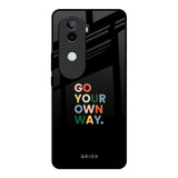 Go Your Own Way Vivo V40e 5G Glass Back Cover Online