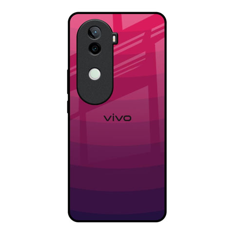 Wavy Pink Pattern Vivo V40e 5G Glass Back Cover Online