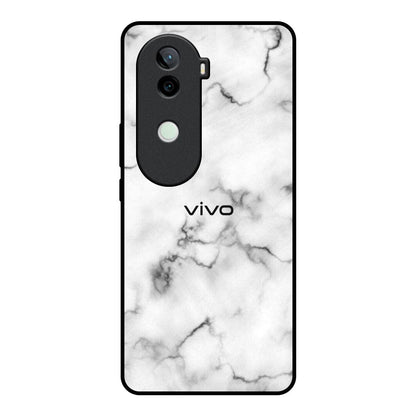 Satin White Marble Vivo V40e 5G Glass Back Cover Online