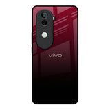 Wine Red Vivo V40e 5G Glass Back Cover Online