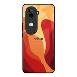 Magma Color Pattern Vivo V40e 5G Glass Back Cover Online