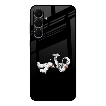 Space Traveller Samsung Galaxy S25 FE 5G Glass Back Cover Online