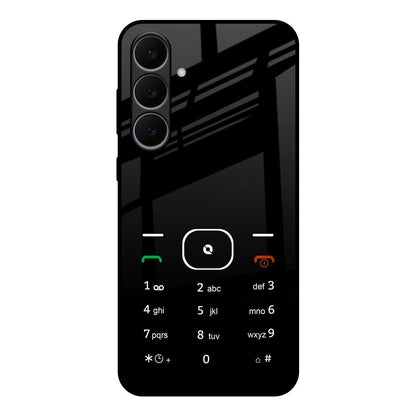 Classic Keypad Pattern Samsung Galaxy S25 FE 5G Glass Back Cover Online