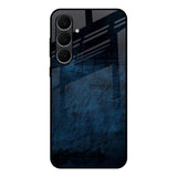 Dark Blue Grunge Samsung Galaxy S25 FE 5G Glass Back Cover Online