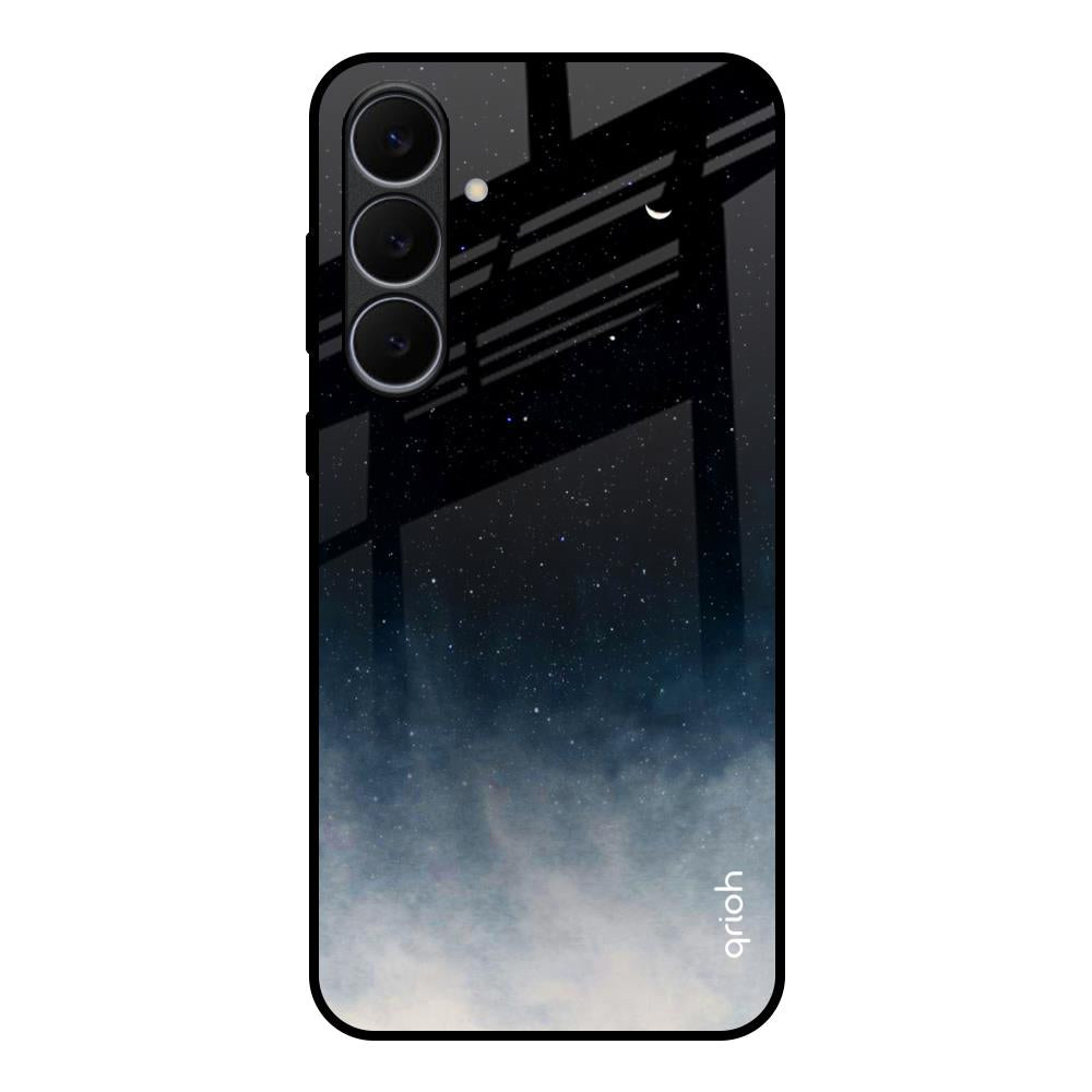 Black Aura Samsung Galaxy S25 FE 5G Glass Back Cover Online