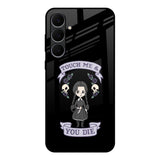 Touch Me & You Die Samsung Galaxy S25 FE 5G Glass Back Cover Online