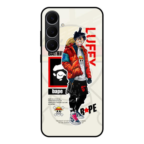 Bape Luffy Samsung Galaxy S25 FE 5G Glass Back Cover Online