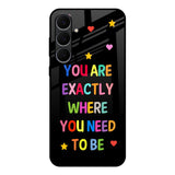 Magical Words Samsung Galaxy S25 FE 5G Glass Back Cover Online