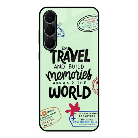 Travel Stamps Samsung Galaxy S25 FE 5G Glass Back Cover Online