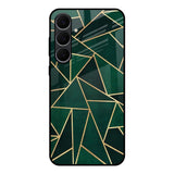 Abstract Green Samsung Galaxy S25 FE 5G Glass Back Cover Online
