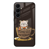 Tea With Kitty Samsung Galaxy S25 FE 5G Glass Back Cover Online
