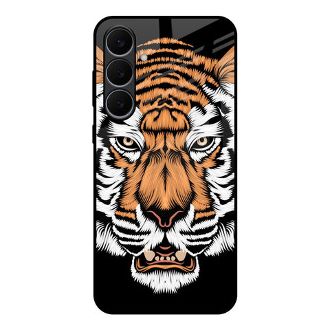 Angry Tiger Samsung Galaxy S25 FE 5G Glass Back Cover Online