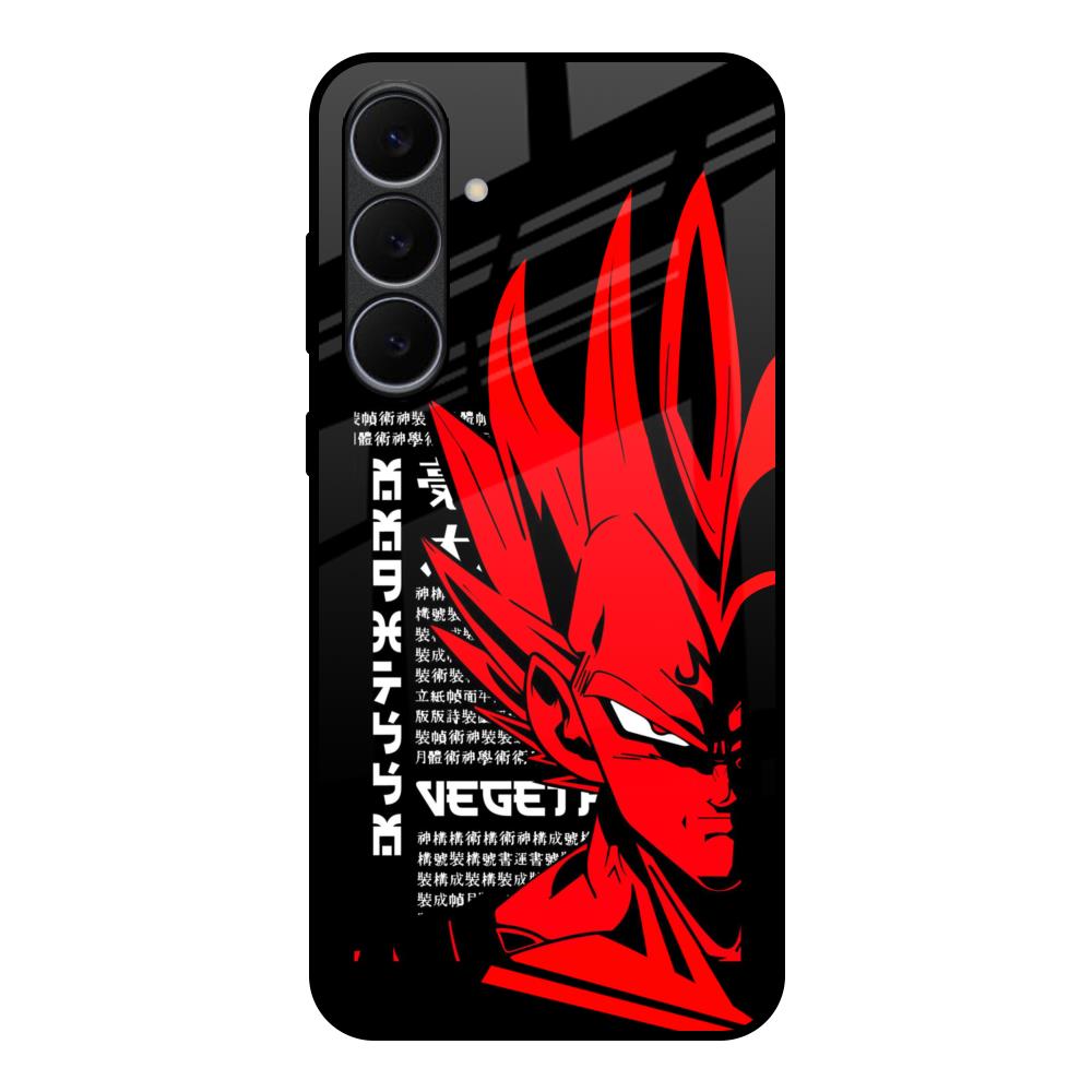 Red Vegeta Samsung Galaxy S25 FE 5G Glass Back Cover Online