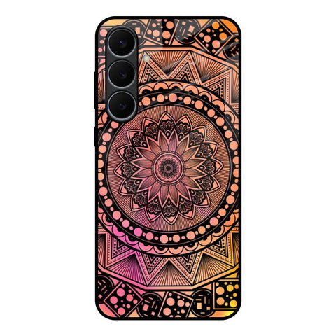 Floral Mandala Samsung Galaxy S25 FE 5G Glass Back Cover Online