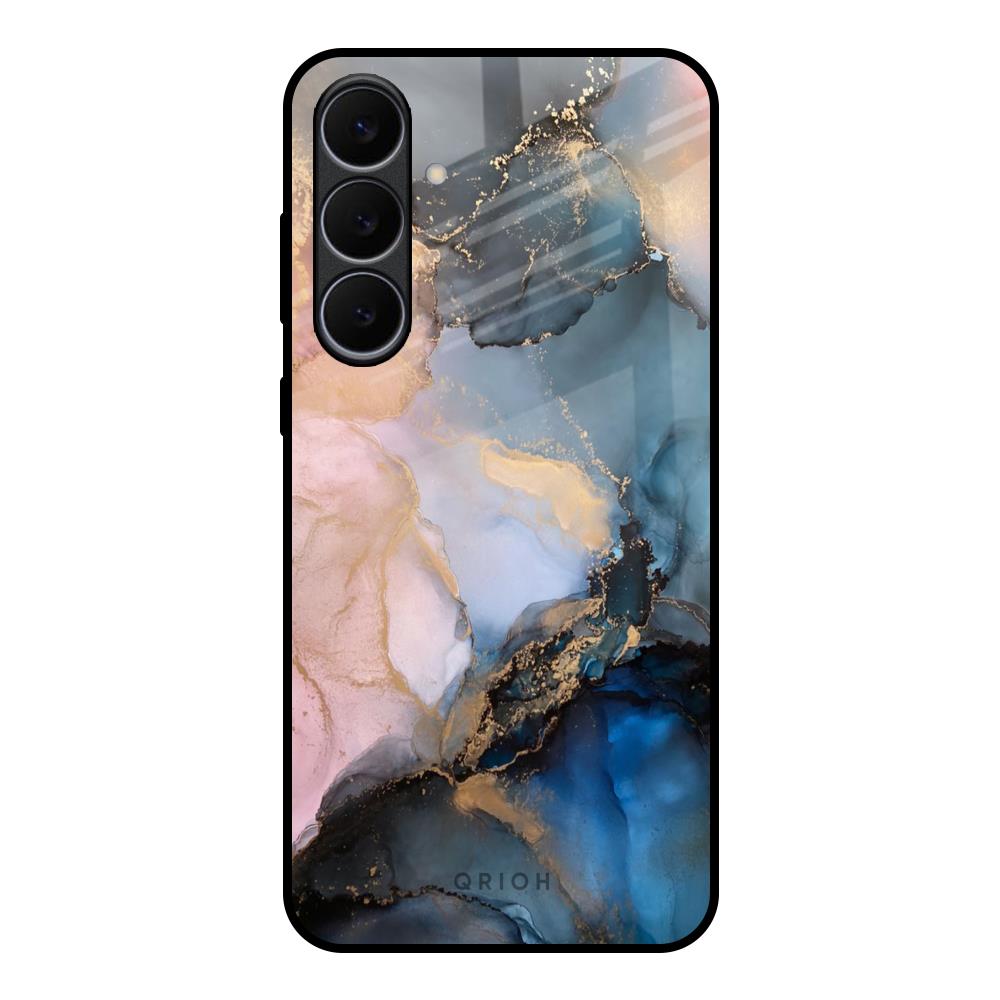 Marble Ink Abstract Samsung Galaxy S25 FE 5G Glass Back Cover Online