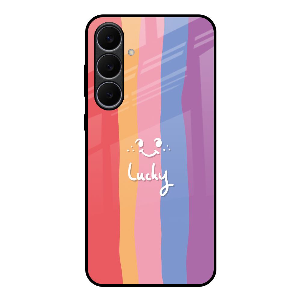 Lucky Abstract Samsung Galaxy S25 FE 5G Glass Back Cover Online