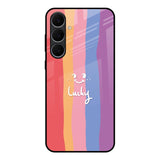 Lucky Abstract Samsung Galaxy S25 FE 5G Glass Back Cover Online