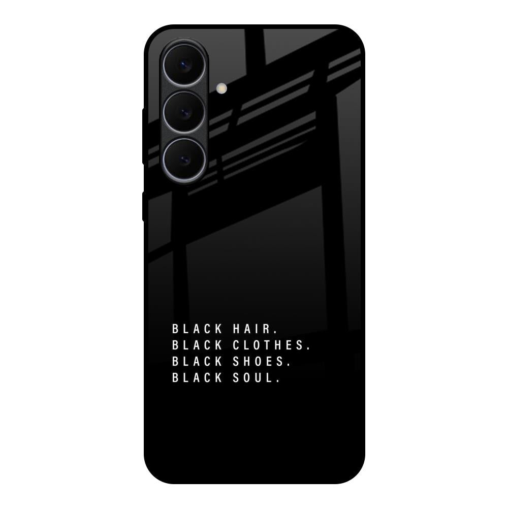 Black Soul Samsung Galaxy S25 FE 5G Glass Back Cover Online