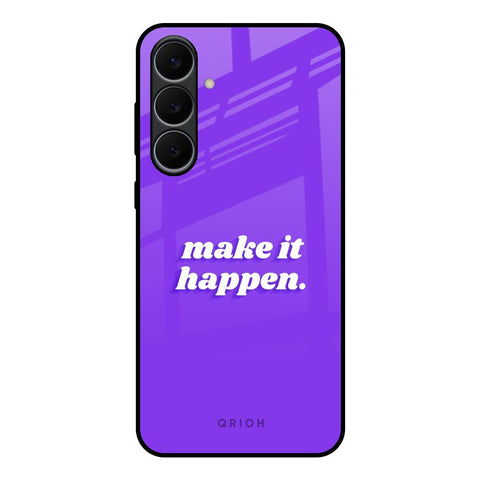 Make it Happen Samsung Galaxy S25 FE 5G Glass Back Cover Online