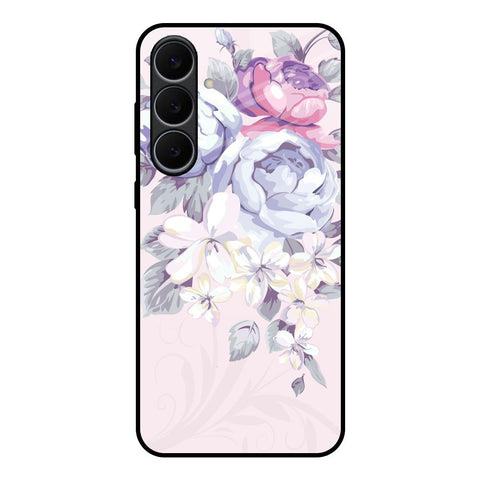 Elegant Floral Samsung Galaxy S25 FE 5G Glass Back Cover Online