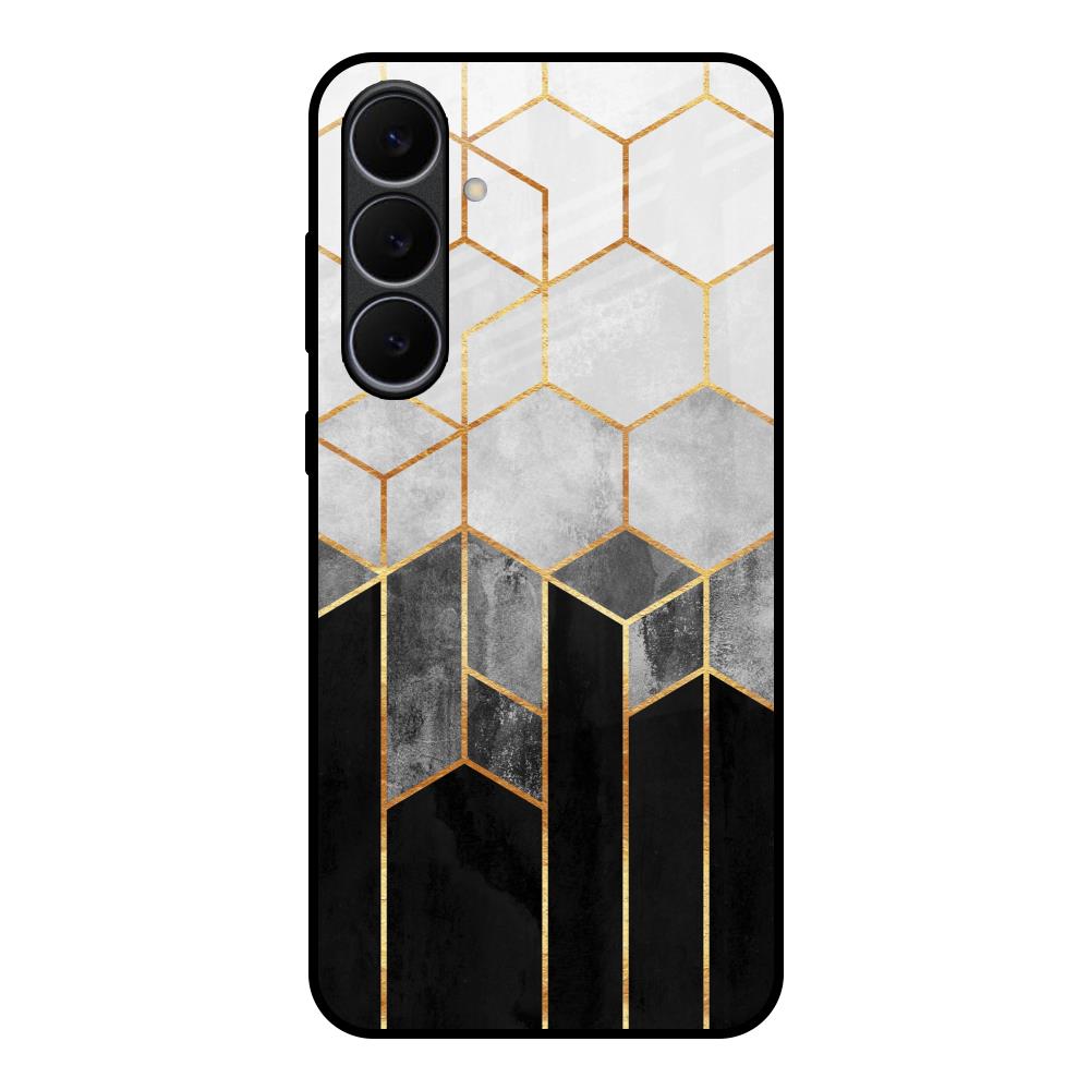 Tricolor Pattern Samsung Galaxy S25 FE 5G Glass Back Cover Online